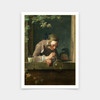Jean Simeon Chardin,Soap Bubbles, probably,art prints,Vintage art,canvas wall art,famous art prints,V6162,