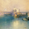 Thomas Moran,Venice from the Tower of San Giorgio,art prints,Vintage art,canvas wall art,famous art prints,V7897