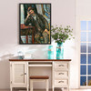 Paul Cezanne,Man Smoking a Pipe,large wall art,framed wall art,canvas wall art,large canvas,M6528