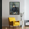 Paul Cezanne,Madame Cézanne with Green Hat,large wall art,framed wall art,canvas wall art,large canvas,M6526