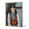 Paul Cezanne,Boy in a Red Vest,large wall art,framed wall art,canvas wall art,large canvas,M6519