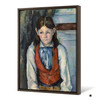Paul Cezanne,Boy in a Red Vest,large wall art,framed wall art,canvas wall art,large canvas,M6519