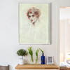 Paul Cesar Helleu,The Artists Daughter Drawing,large wall art,framed wall art,canvas wall art,large canvas,M6513