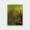 John Atkinson Grimshaw,Under the Moonbeams, 1882,art prints,Vintage art,canvas wall art,famous art prints,V6210