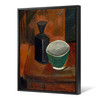 Pablo Picasso,Green pan and black bottle,large wall art,framed wall art,canvas wall art,large canvas,M6473
