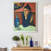 Pablo Picasso,Absinthe Drinker,large wall art,framed wall art,canvas wall art,large canvas,M6462