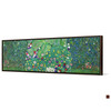 Gustav Klimt,Sunflower,Green garden wall art,Narrow Horizontal Wall Art ,Large Wall Art,Framed Wall Art,Canvas Wall Art,M85