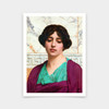 John William Godward,Stesicrate,Portrait of a woman's head,art prints,Vintage art,canvas wall art,famous art prints,V6251