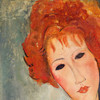 Amedeo Modigliani,Red Head,art prints,Vintage art,canvas wall art,famous art prints,V5309