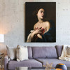 Massimo Stanzione,Agatha of Sicily,large wall art,framed wall art,canvas wall art,large canvas,M6394