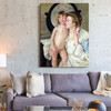 Mary Cassatt,Mother and Child, The Oval Mirror, 1899,large wall art,framed wall art,canvas wall art,large canvas,M6387