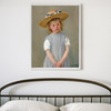 Mary Cassatt,Child in a Straw Hat, c. 1886,large wall art,framed wall art,canvas wall art,large canvas,M6383