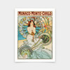 Alphonse Mucha,Monaco, Monte-Carlo, 1897,art prints,Vintage art,canvas wall art,famous art prints,V5292
