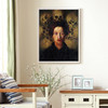 Luigi Russolo,Self-Portrait with Skulls,large wall art,framed wall art,canvas wall art,large canvas,M6349