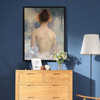 Lieven Herremans,Nude Wall Art,A woman's back Portrait,large wall art,framed wall art,canvas wall art,large canvas,M6322