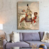Lang shining,The Qianlong Emperor in Ceremonial Armor on Horseback,large wall art,framed wall art,canvas wall art,large canvas,M6313