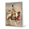 Lang shining,The Qianlong Emperor in Ceremonial Armor on Horseback,large wall art,framed wall art,canvas wall art,large canvas,M6313
