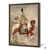 Lang shining,The Qianlong Emperor in Ceremonial Armor on Horseback,large wall art,framed wall art,canvas wall art,large canvas,M6313