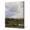 Kitty Kielland,Peat Bog at Jaeren,large wall art,framed wall art,canvas wall art,large canvas,M6306