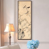 Zhu Menglu,Wisteria and swallow,Chinese Birds And Flowers Paintings,Vertical Narrow Art,large wall art,framed wall art,canvas wall art,M907