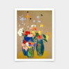 Odilon Redon,Three Vases of Flowers,art prints,Vintage art,canvas wall art,famous art prints,V6449