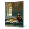 Jean Leon Gerome,The Tiger And The Guardian,large wall art,framed wall art,canvas wall art,large canvas,M6156