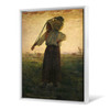 Jean Francois Millet,The return from the farm,Peasant woman,large wall art,framed wall art,canvas wall art,large canvas,M6145