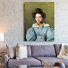 Jean Baptiste Camille Corot,Marie Louise Sennegon,large wall art,framed wall art,canvas wall art,large canvas,M6126