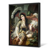 Jean Baptiste Ange Tissier,Odalisque,Portrait of a lady,large wall art,framed wall art,canvas wall art,large canvas,M6118