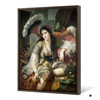 Jean Baptiste Ange Tissier,Odalisque,Portrait of a lady,large wall art,framed wall art,canvas wall art,large canvas,M6118