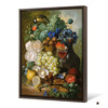 Jan van Os,A still life with fruits and flowers with oysters mussels a glass of wine and a decanter,large wall art,framed wall art,M6112