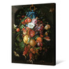Jan Davidsz de Heem,Festoon of Fruit and Flowers, 1670,large wall art,framed wall art,canvas wall art,large canvas,M6089