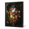 Jan Davidsz de Heem,Festoon of Fruit and Flowers, 1670,large wall art,framed wall art,canvas wall art,large canvas,M6089