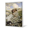 James Jebusa Shannon,On the Dunes, Lady Shannon and Kitty,large wall art,framed wall art,canvas wall art,large canvas,M6077