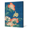 Hokusai,Peonies and Canary,japanese painting,large wall art,framed wall art,canvas wall art,large canvas,M6027