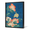 Hokusai,Peonies and Canary,japanese painting,large wall art,framed wall art,canvas wall art,large canvas,M6027