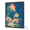 Hokusai,Peonies and Canary,japanese painting,large wall art,framed wall art,canvas wall art,large canvas,M6027