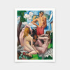 Roger de La Fresnaye,The Bathers,art prints,Vintage art,canvas wall art,famous art prints,q657