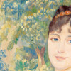 Pierre-Auguste Renoir,Woman with Fan,Femme à l'éventail,art prints,Vintage art,canvas wall art,famous art prints,q645