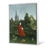 Henri Rousseau,Portrait of a Woman in a Landscape,large wall art,framed wall art,canvas wall art,large canvas,M5993