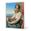 Henri Lehmann,Woman of the Orient,large wall art,framed wall art,canvas wall art,large canvas,M5975