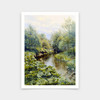 Peder Monsted,Summerday at the Stream,art prints,Vintage art,canvas wall art,famous art prints,V6564