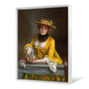Gustave Jacquet,The Yellow Dress,large wall art,framed wall art,canvas wall art,large canvas,M5920