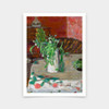 Pierre Bonnard,Fleurs et carafe 1910,art prints,Vintage art,canvas wall art,famous art prints,V6632