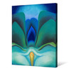 Georgia O'Keeffe,Blue Flower,Blue abstract art,1918,large wall art,framed wall art,canvas wall art,large canvas,M5816