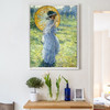 Frederick Carl Frieseke,Woman with a Parasol,large wall art,framed wall art,canvas wall art,large canvas,M5754