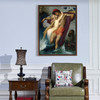 Frederic Leighton,The Fisherman and the Syren, 1858,large wall art,framed wall art,canvas wall art,large canvas,M5744