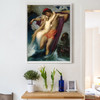 Frederic Leighton,The Fisherman and the Syren, 1858,large wall art,framed wall art,canvas wall art,large canvas,M5744
