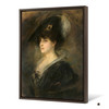 Franz von Lenbach,Portrait of Lolo Lenbach,female portrait sketch,large wall art,framed wall art,canvas wall art,large canvas,M5729