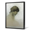 Franz Dvorak,Head of a Girl  Drawing,large wall art,framed wall art,canvas wall art,large canvas,M5721